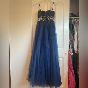 Jovani Blue Evening Gown